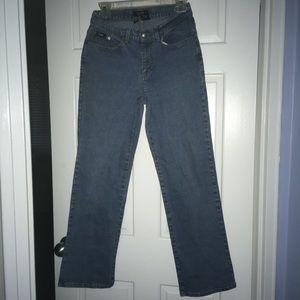 Vintage 90s Izod stretch blue jeans, size 6